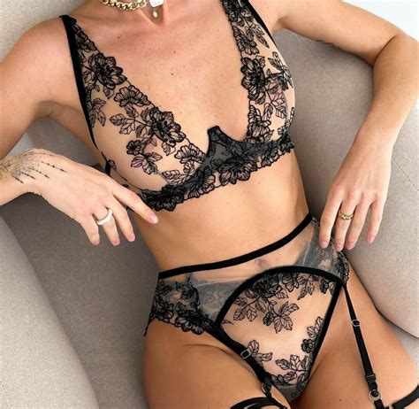 Luxury Lingerie Embroidered Lace Lingerie Nude Lace Lingerie Sexy