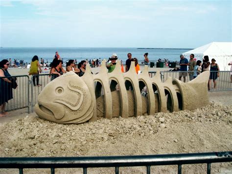 Fish In Fish Sand Sculpture Pics