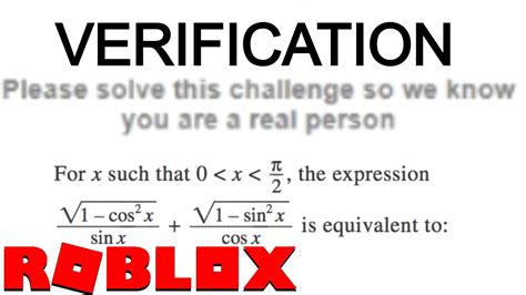 Roblox Verification In 2021 Youtube