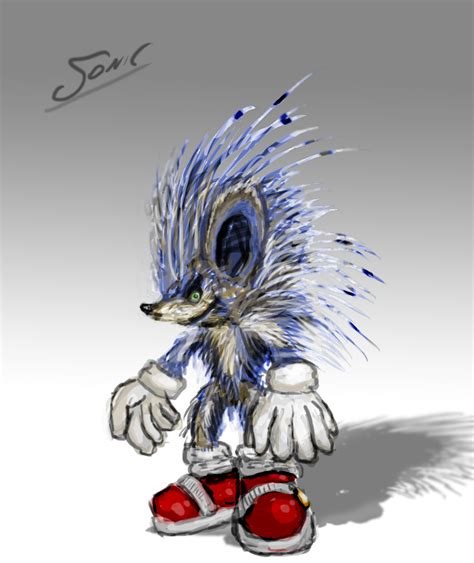 Sonic Realistic Design By Entertheplace On Deviantart