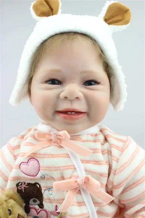 Buy New 22inch 55cm Cute Reborn Baby Dolls Newborn