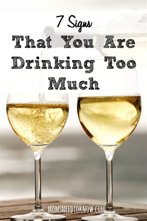7 Signs That You Are Drinking Too Much | Moms Need To Know