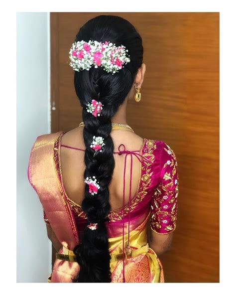 update more than 66 half saree function hairstyle vn