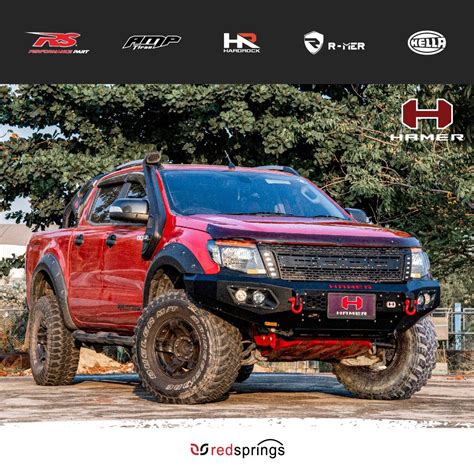 Ford Ranger T Px King Series Front Steel Bumper Rs Am