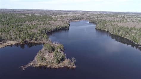 Lower Clam Lake April 2019 Spring Ice Out Clam Lake Wi Youtube