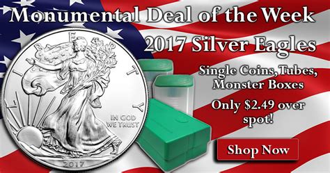 Monumental Deal Of The Week Special Price On 2017 Silver American