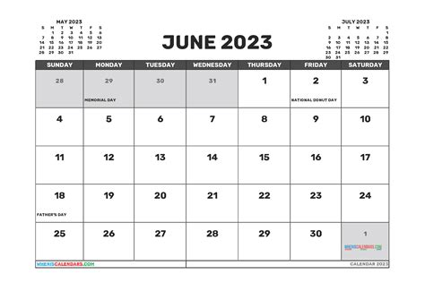 Editable June 2023 Calendar January Calendar 2023 Vrogue