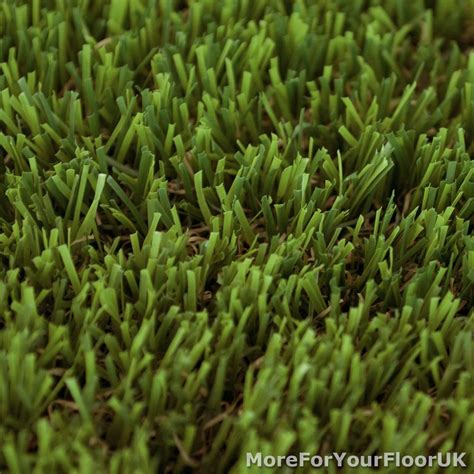 Striped 30mm Artificial Grass Realistic Stripe Garden Lawn Astro Turf