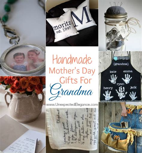 | looking for last minute homemade mother's day gifts? Handmade Mother's Day Gifts for Grandma - Unexpected Elegance