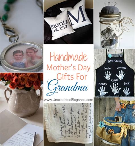 The gift is a perfect idea as an anniversary gift for your parents or it can also be. Handmade Mother's Day Gifts for Grandma - Unexpected Elegance