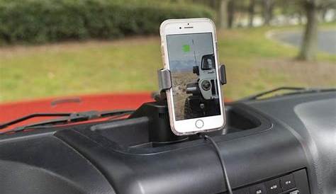 Dash multi-mount charging phone kit Jeep Wrangler JK - JeepShop.be