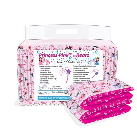 Rearz Princess Pink Adult Diapers ⋆ Abdl Company