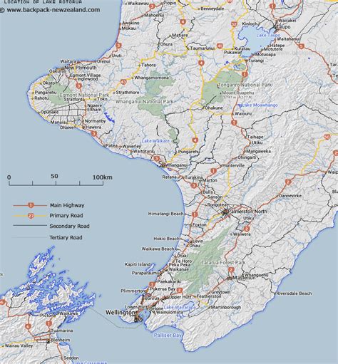 Where Is Lake Rotorua Map New Zealand Maps