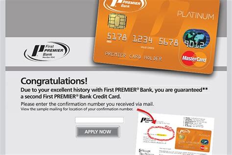 Fill out a first premier bank credit card application and know in 60 seconds if you're approved. www.mysecondcard.com - First Premier Bank Second Card ...
