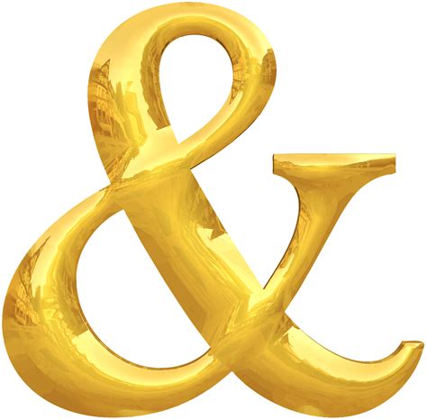 Gold Typography Symbol And Transparent Png Stickpng