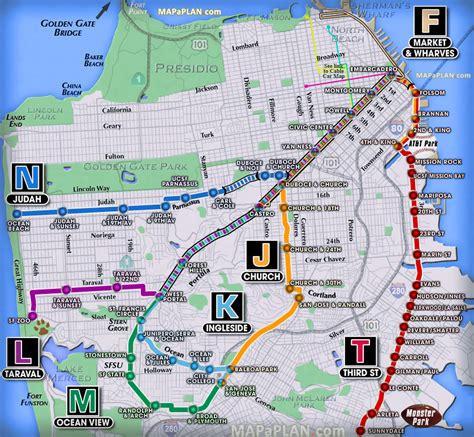 San Francisco Metro Map