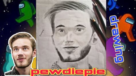 How To Draw Pewdiepie Easy Youtube