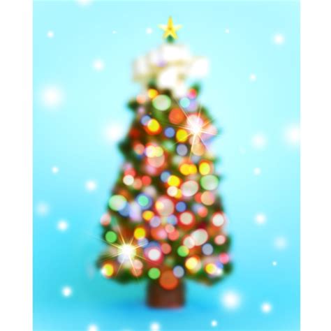 Glimmering Christmas Tree Printed Backdrop Backdrop Express