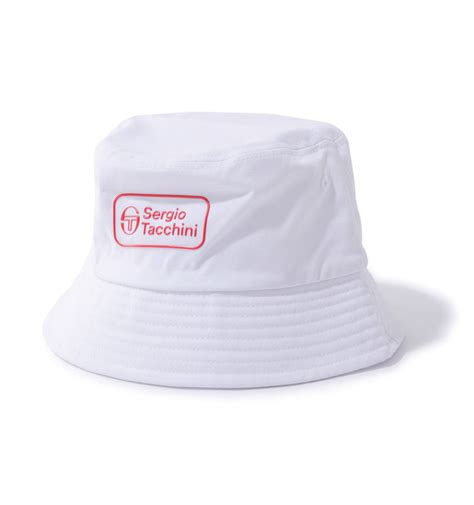 Sergio Tacchini Funday Bucket Hat White