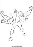 Disegni da colorare di Ben 10 Forza Aliena, Alien Force: disegni