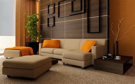 Architecture Interior Design Living Room Wallpaper