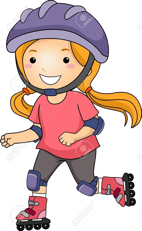 7 Roller Skating Clipart Preview Little Girl Rolle Hdclipartall