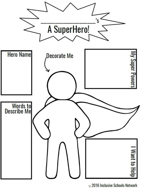 Champions Of Inclusion Isw Activities Superhero Classroom Superhero