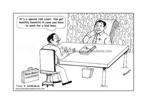 Sankarlal S Cartoons Insurance Against Bad Boss