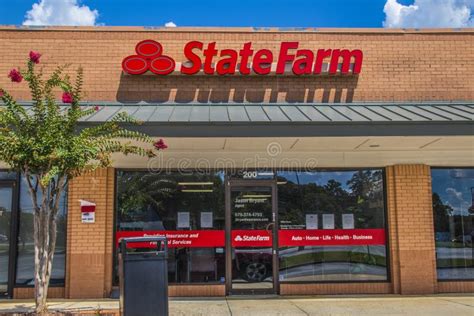 State Farm Insurance Agency Sign And Entrance Editorial Stock Image