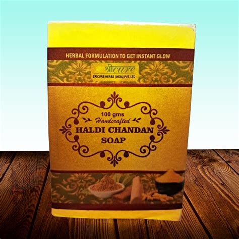 Haldi Chandan Soap Turmeric And Sandalwood Handmade Soap Herbal Cures