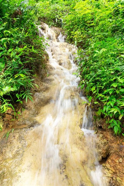 Waterfall In Nature Park Thailand Stock Image Image Of Panorama