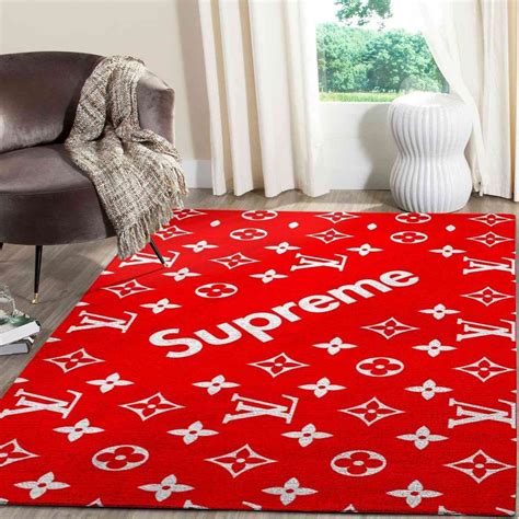 Area rugs truly have a unique way of bringing together all of the elements of a room and can elevate the design or atmosphere of any space. Louis Vuitton Supreme Area Amazon Best Seller Sku 2484 Rug ...