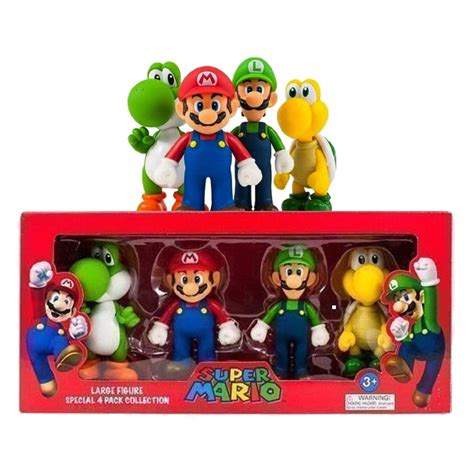 Buy Nintendo Super Mario Toys Large Figure Toy Collection Pack With 4
