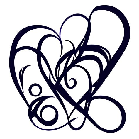 Heart Swirls Fonts · Creative Fabrica