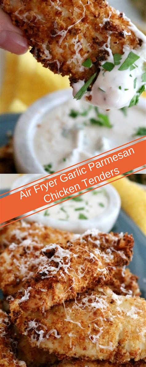 Jun 29, 2020 · working in batches, place chicken tenders in basket of air fryer, being sure to not overcrowd it. Air Fryer Garlic Parmesan Chicken Tenders | Mariana Kitchen