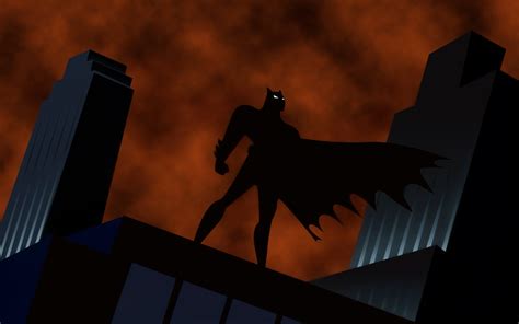 Silhouette Photo Of Batman On Top Of Building Hd Wallpaper Wallpaper