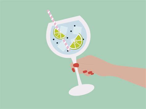 Gin And Tonic Animation By Tabitha Stead On Dribbble