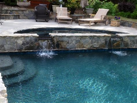 Emerald Bay Pebble Tec Pool Finish Transitional Pool Raleigh By