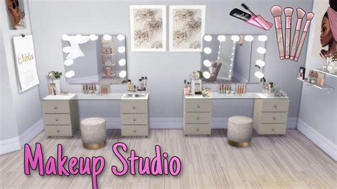 Makeup Studio Interior The Sims 4 Speed Build Room Download And Cc