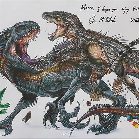 Jurassic World Indoraptor Zeichnen