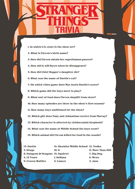 6 Best Printable Kids Trivia Questions And Answers Pdf For Free At