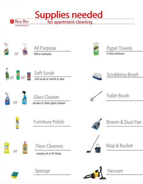 Cleaning Equipment Cleaning Equipment Checklist