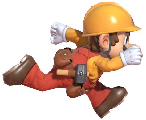 Builder Mario Running By Transparentjiggly64 On Deviantart