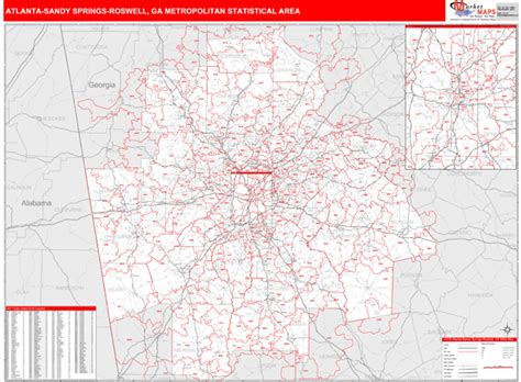 28 Metro Atlanta Zip Code Map Maps Database Source