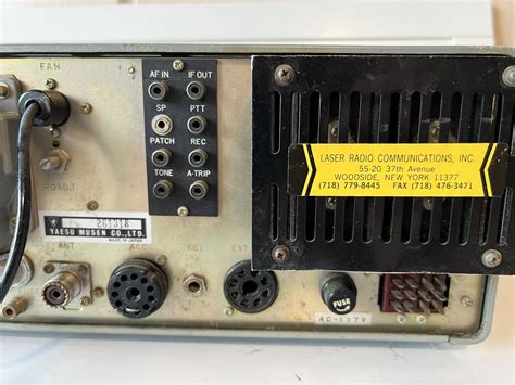 Vintage Yaesu Ft 101e Ssb Ham Radio Transceiver Parts Or Repair Ebay