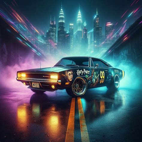 69 Dodge Charger Rt With Harry Potter Vinyl By Xolox Saint On Deviantart