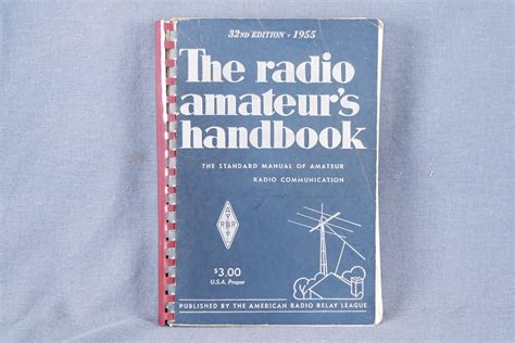 1955 The Arrl The Radio Amateurs Handbook Comb Bound Version Front And Side View Ebay