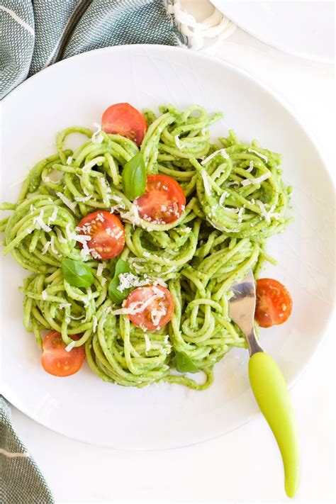 Avocado Spinach Pasta Healthy Little Foodies