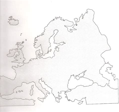 Álbumes 101 Foto Mapa Fisico Mudo De Europa Para Imprimir Tamaño Folio