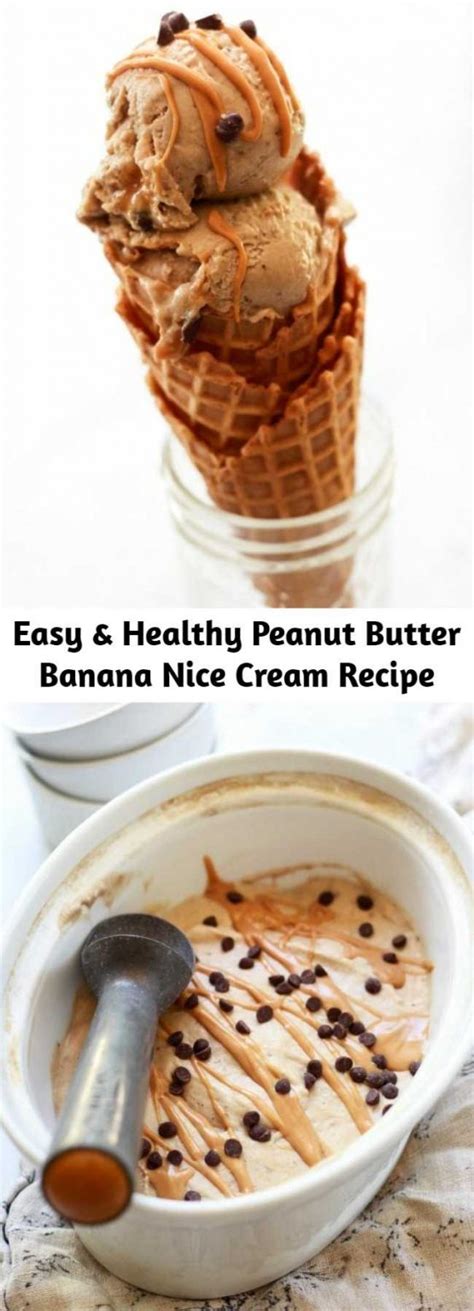Easy Healthy Peanut Butter Banana Nice Cream Recipe Mom Secret